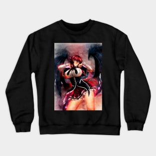 Rias Gremory Anime Watercolor Crewneck Sweatshirt